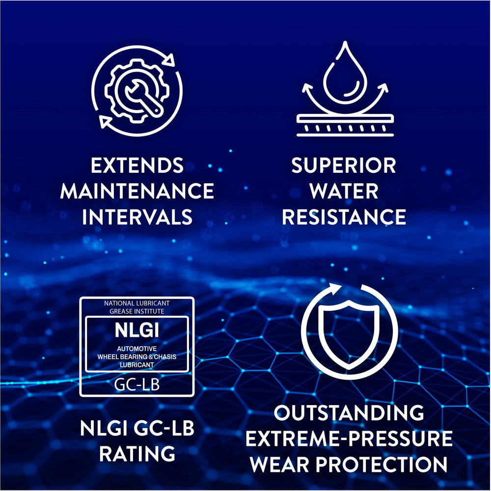 AtomLube red grease endures high temperatures in demanding conditions.