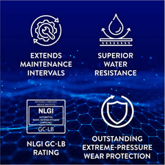 AtomLube red grease endures high temperatures in demanding conditions.