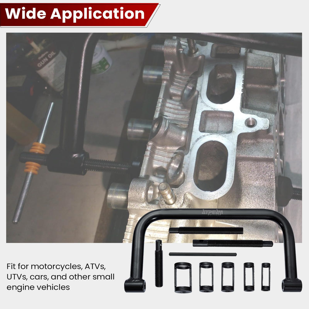ATPEAM heavy-duty plastic carry case for safe storage and transport of tools.
