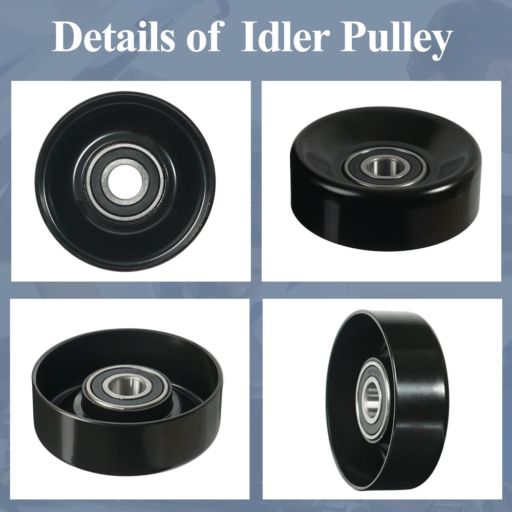 Flexible fitment across brands for versatile belt tensioner replacement.