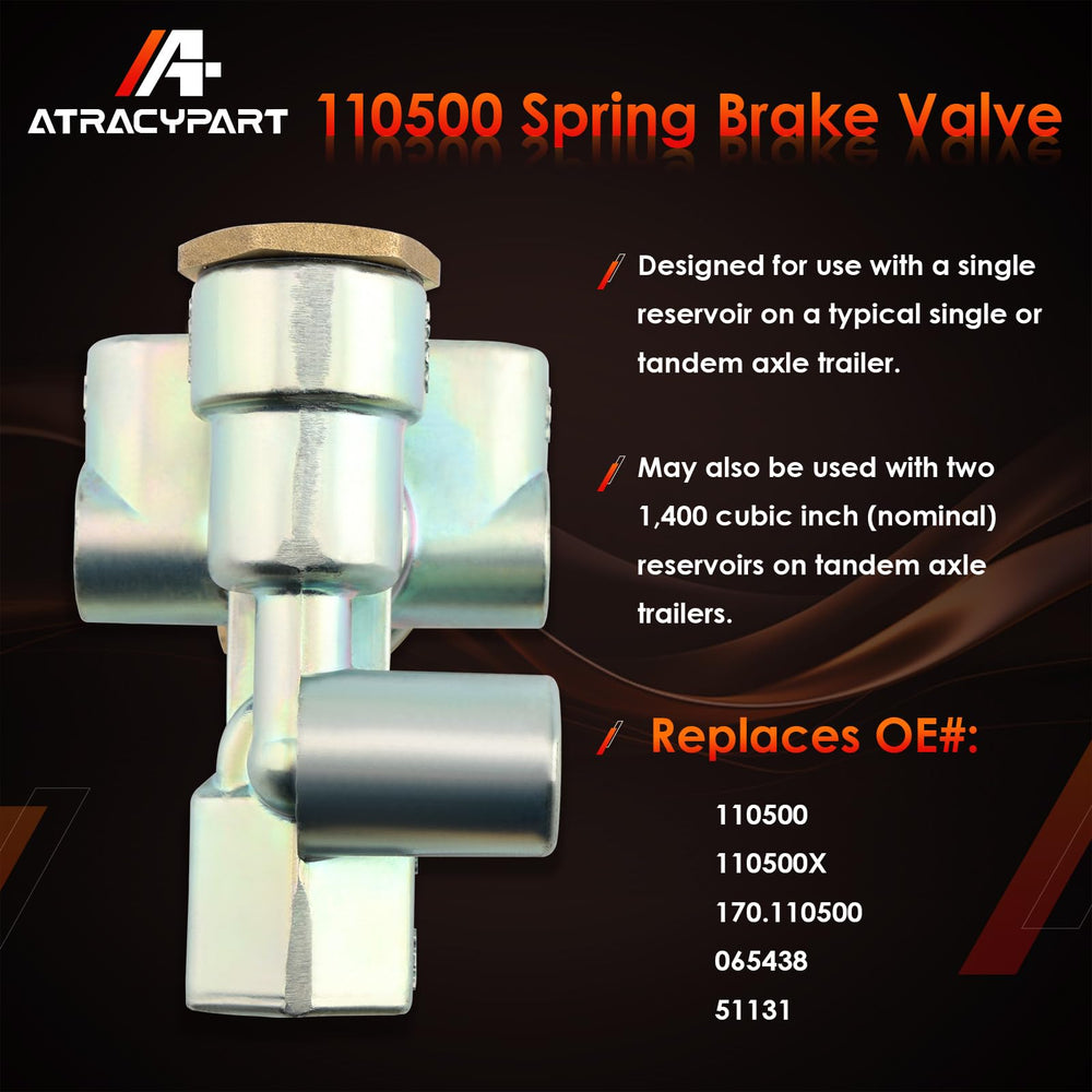 ATRACYPART 110500 supply/control ports close-up emphasizes precise flow control.