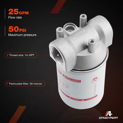 ATRACYPART 30-micron particulate filter removes rust and dirt