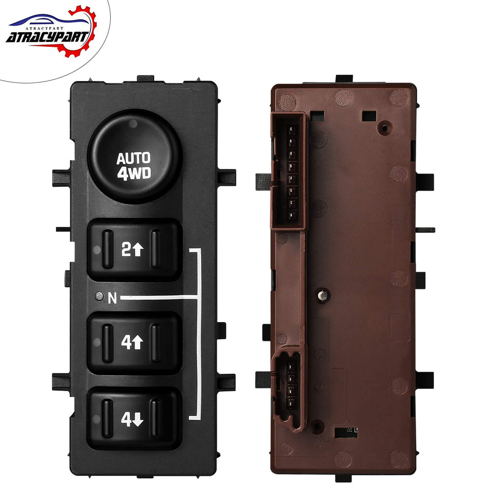 ATRACYPART 4WD switch installed in a Chevrolet GMC dashboard
