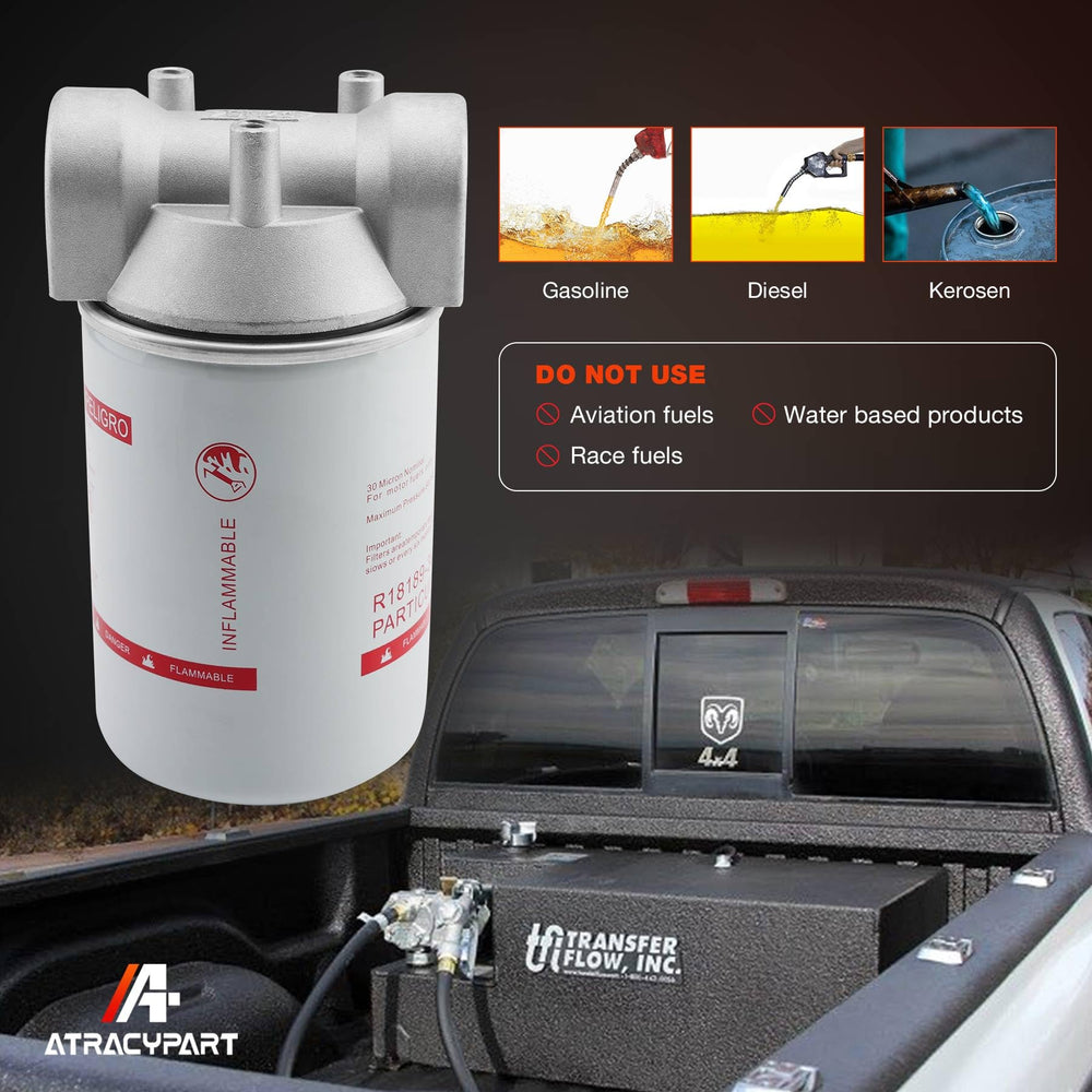 ATRACYPART filter system with 50 PSI maximum pressure rating