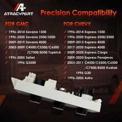 ATRACYPART 599-217 three-button panel mounted on dashboard for quick climate control