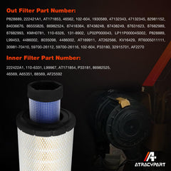 ATRACYPART inner air filter component designed for clean intake on harsh sites.