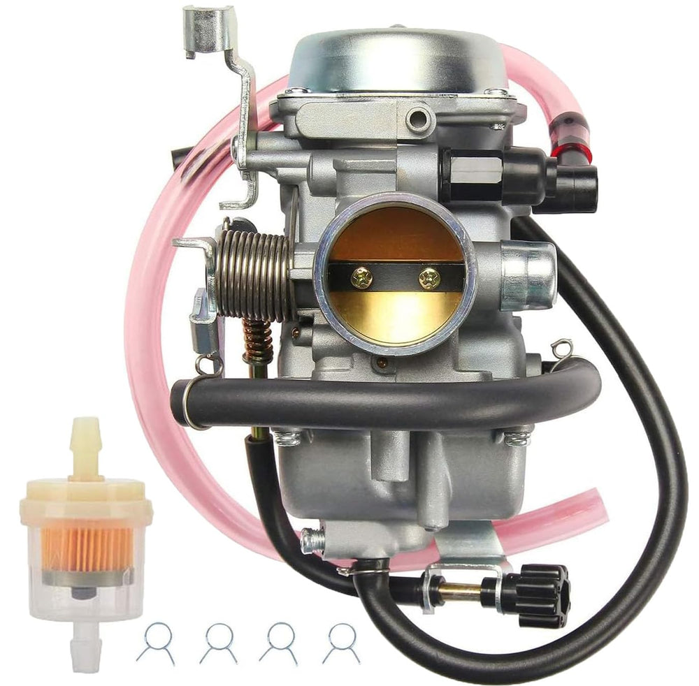 ATRACYPART Bayou 300 carburetor front view shows proper alignment for a seamless replacement.