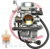 ATRACYPART Bayou 300 carburetor front view shows proper alignment for a seamless replacement.