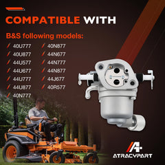 ATRACYPART Briggs & Stratton 44U677 carburetor includes essential components for quick repair.