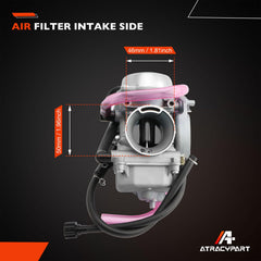 ATRACYPART carburetor dimensions for intake and filter fit