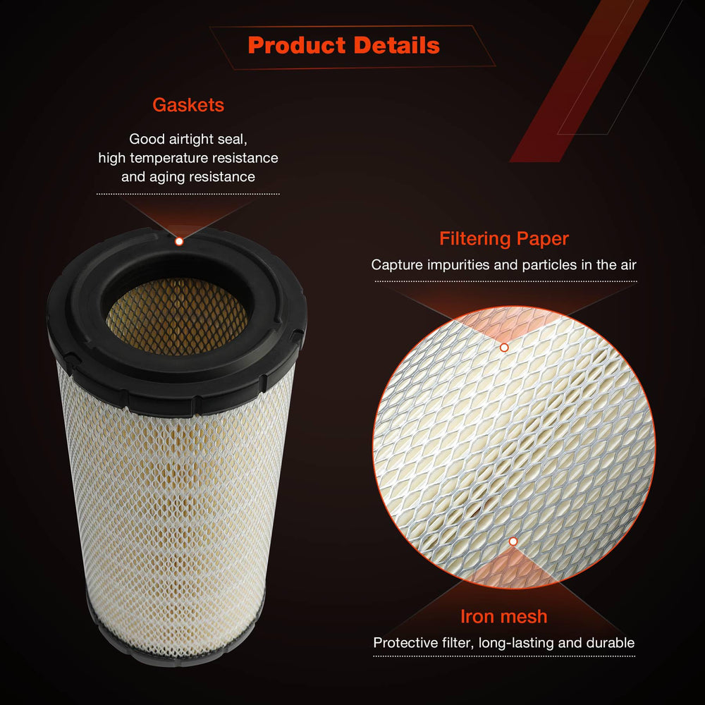 ATRACYPART Cat backhoe filters for models 110-6326 and 110-6331.