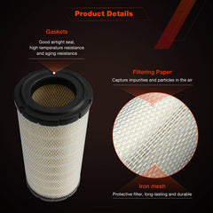 ATRACYPART Cat backhoe filters for models 110-6326 and 110-6331.