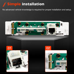 ATRACYPART climate control panel compatibility chart assists model matching