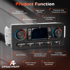 ATRACYPART climate control panel replacement OE numbers reference