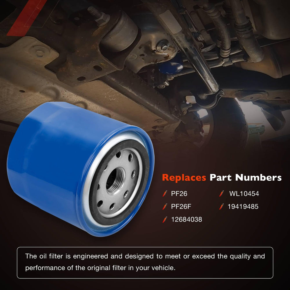 ATRACYPART PF26 oil filter supporting engine longevity and steady lubrication.