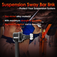 ATRACYPART front-sway-bar-link-coating emphasizes corrosion-resistant finish for long-lasting use.
