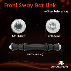 ATRACYPART sway bar link packaging highlights easy replacement.