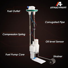 ATRACYPART Defender XT-P fuel pump assembly enhances startup reliability