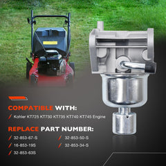 ATRACYPART fuel pump included with carburetor kit ensures consistent fuel supply.