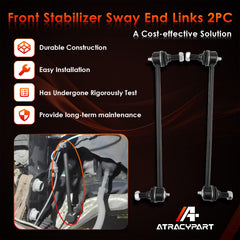 ATRACYPART Honda Pilot front stabilizer installation view with precise fit