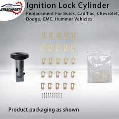 ATRACYPART ignition lock cylinder interior view suggests precise mechanism alignment for compatibility.