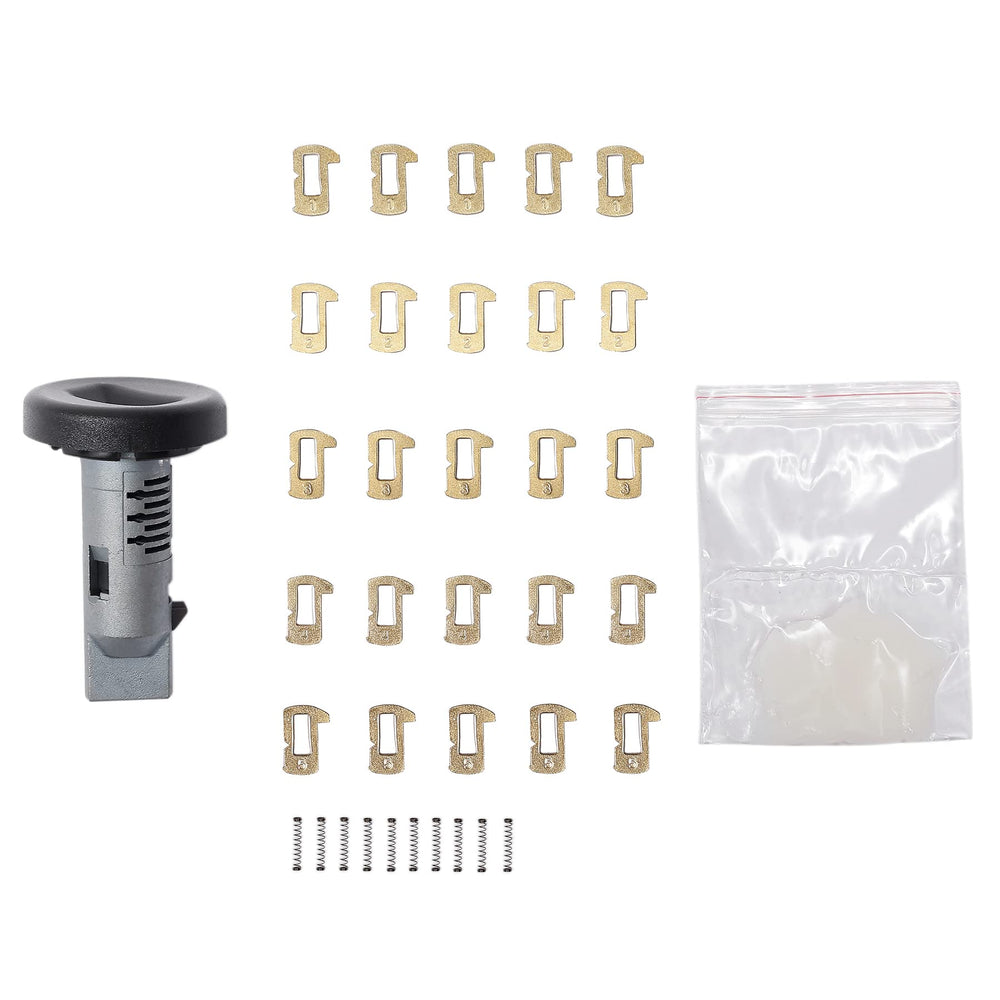 ATRACYPART ignition lock cylinder compatibility image references multiple models and fitment.