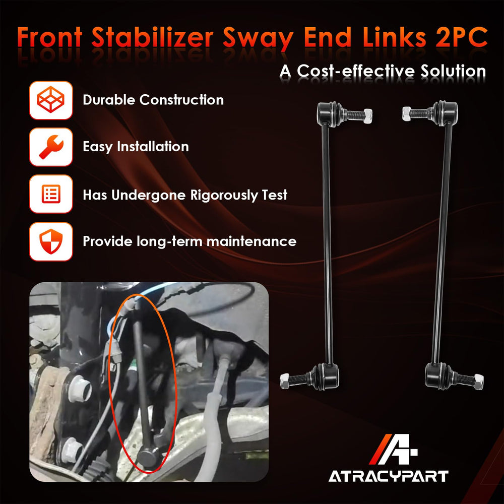 ATRACYPART sway bar link installed on vehicle demonstrating improved control