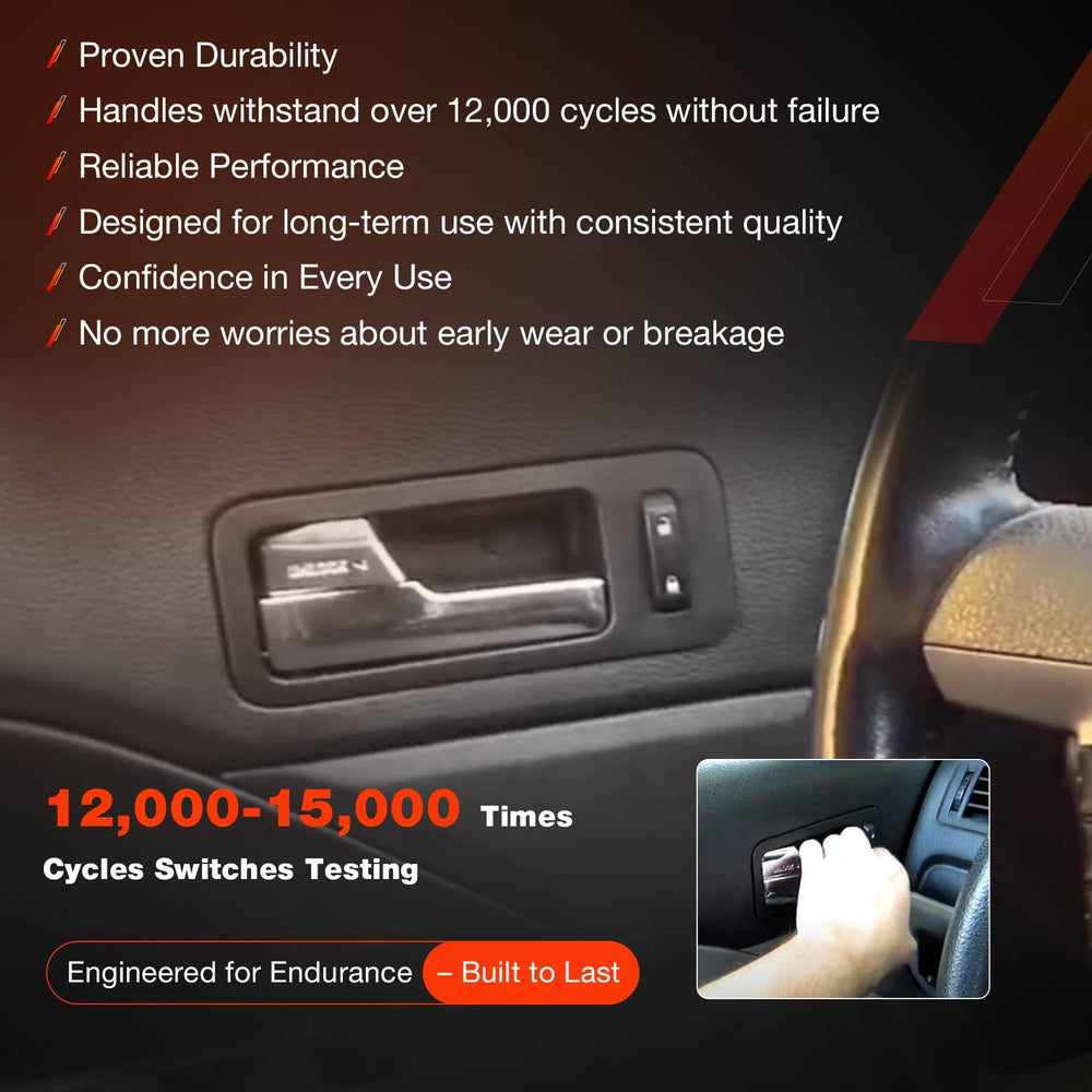 ATRACYPART Mercury Milan interior-door-handle with weatherproof metal construction