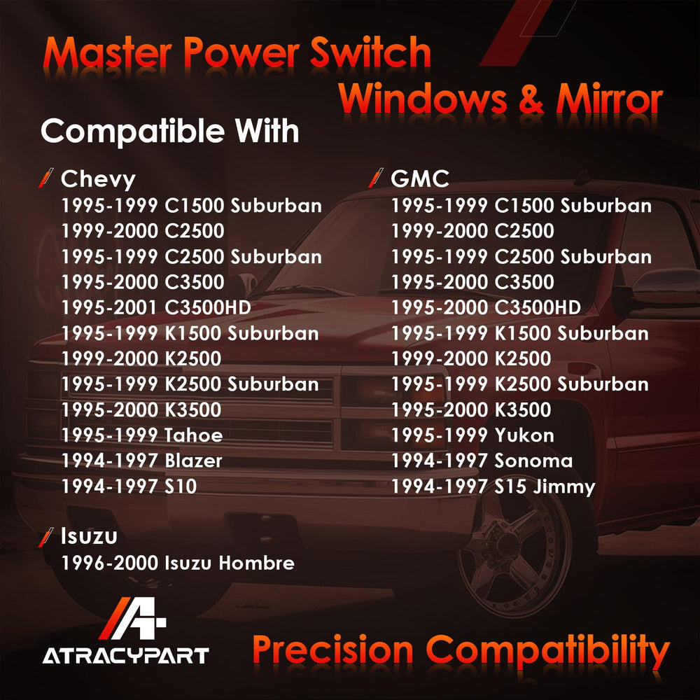 ATRACYPART mirror control switch close-up for reliable adjustments