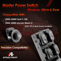 ATRACYPART mirror switch close-up for Lincoln Mark LT with quick mirror adjustments