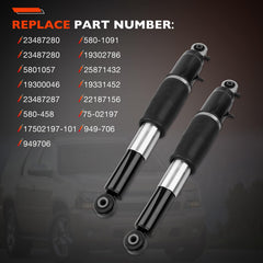 ATRACYPART Tahoe rear air shock struts smooth rough roads