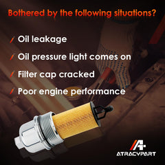 ATRACYPART rubber O-ring shown for reliable sealing during oil changes.