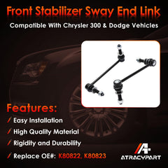 ATRACYPART stabilizer link close-up highlighting durable steel and preload