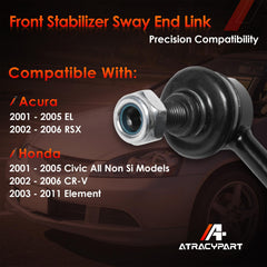 ATRACYPART end link with thick rod and bearings for durability