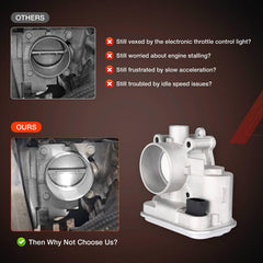 ATRACYPART throttle body installed on Jeep Compass 2.4L for smooth acceleration.