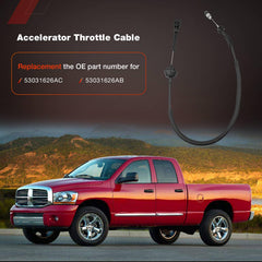 ATRACYPART throttle cable installation guide highlights easy mounting.