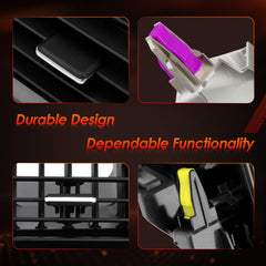 ATRACYPART upper dashboard cover left gray concealing seams for a polished look.