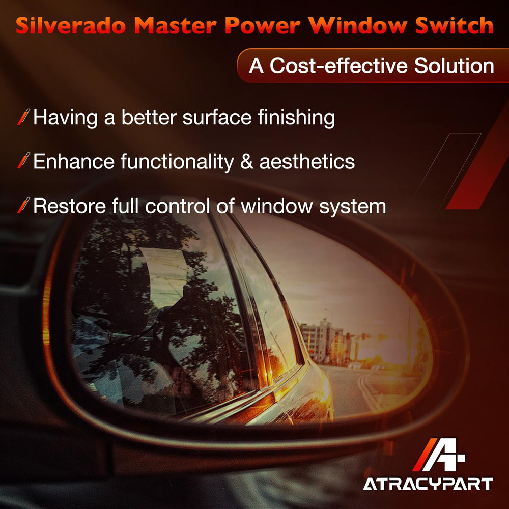 ATRACYPART window switch plug and play design for quick upgrade.