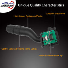 ATRACYPART windshield wiper switch for Lincoln MKX, durable control during rain