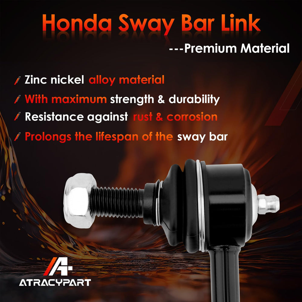 ATRACYPART ZDX front stabilizer links demonstrating corrosion resistance
