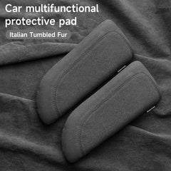 Atsorvicate memory foam padding visible in a car interior