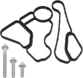 atsuch oil filter housing gasket kit close-up for BMW, durable seals and fit