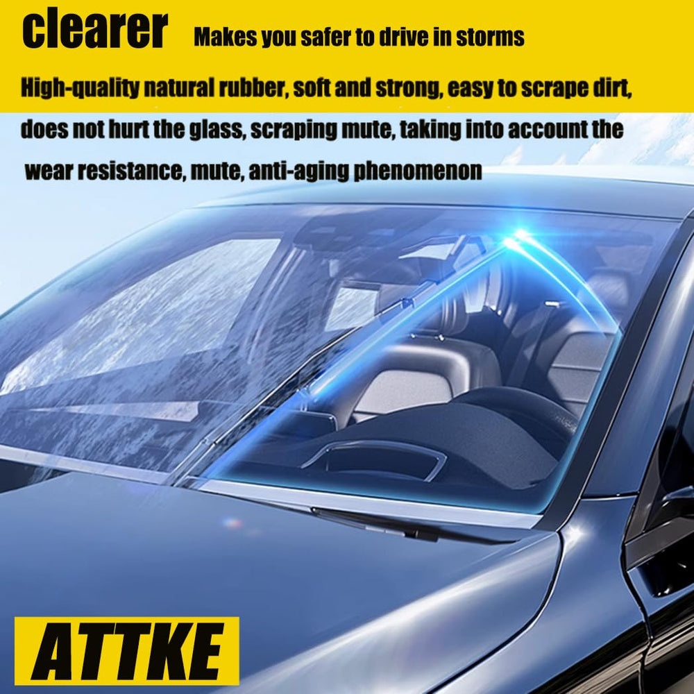 ATTKE natural rubber blade material offers high elasticity for smooth wipes