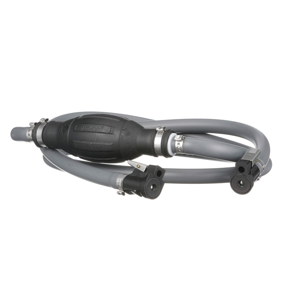Attwood sprayless connector enabling safer connections with pressurized fuel lines