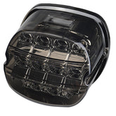 Atubeix Black Strobing Tail Light, angle view, increases visibility for nighttime riding.