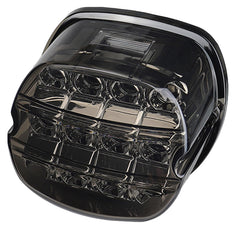 Atubeix Black Strobing Tail Light, angle view, increases visibility for nighttime riding.