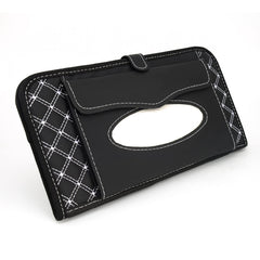 Easy installation with elastic straps fits most sun visors securely.