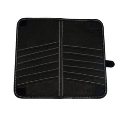 Includes a free napkins pocket for quick-access tissues on the road.
