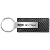 AU-TOMOTIVE GOLD Ford Raptor key chain with carbon leather for premium daily use.
