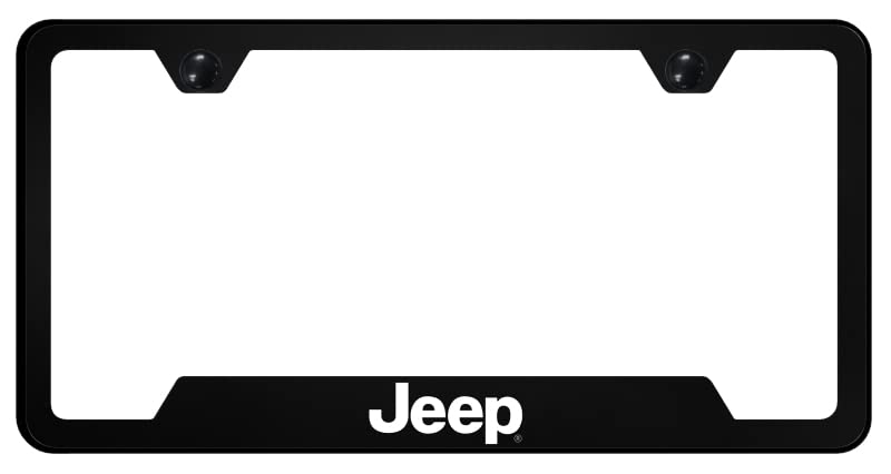 AU-TOMOTIVE GOLD official licensed UV-print Jeep frame with notched design for durability